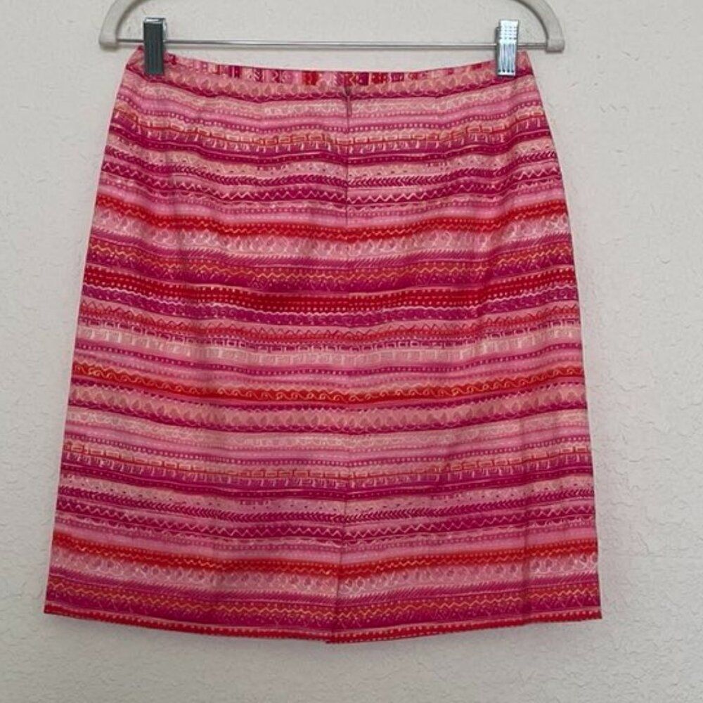 Talbots Cotton A-Line Striped Skirts for Women size 6P - Picture 2 of 10